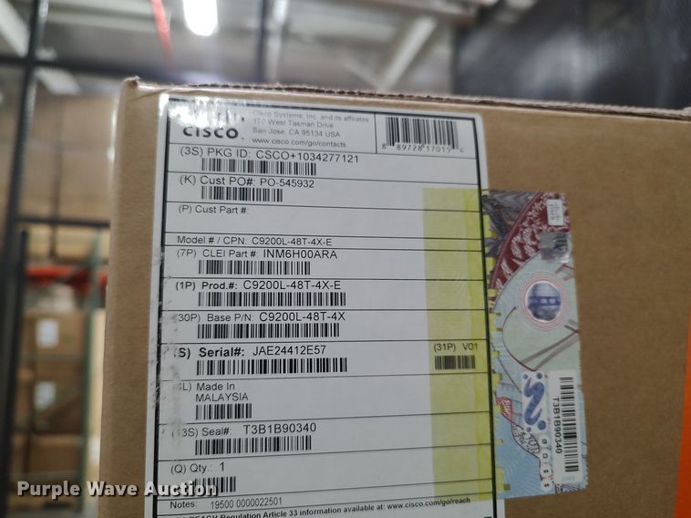 image for item MM9797 (9) Cisco C9200L ethernet switches