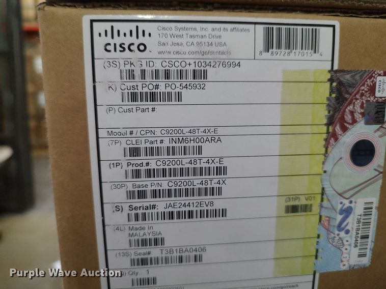 image for item MM9797 (9) Cisco C9200L ethernet switches