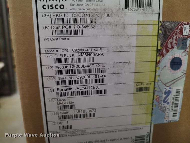 image for item MM9797 (9) Cisco C9200L ethernet switches