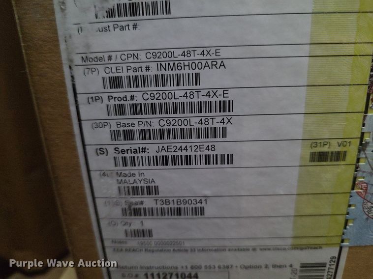 image for item MM9797 (9) Cisco C9200L ethernet switches