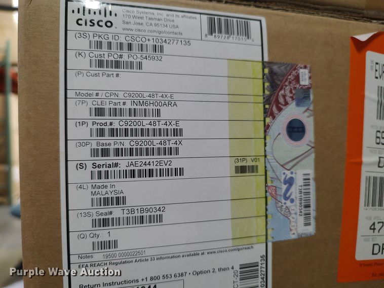 image for item MM9797 (9) Cisco C9200L ethernet switches