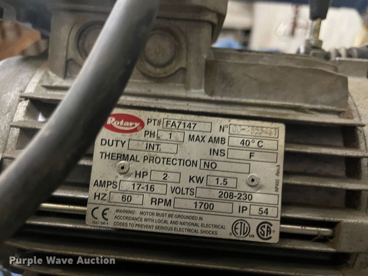 image for item MN9459 Rotary lift SPOA9A302  automotive lift