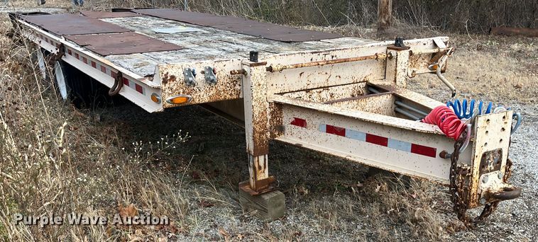 image for item MN9462 1980 Trail King  equipment trailer