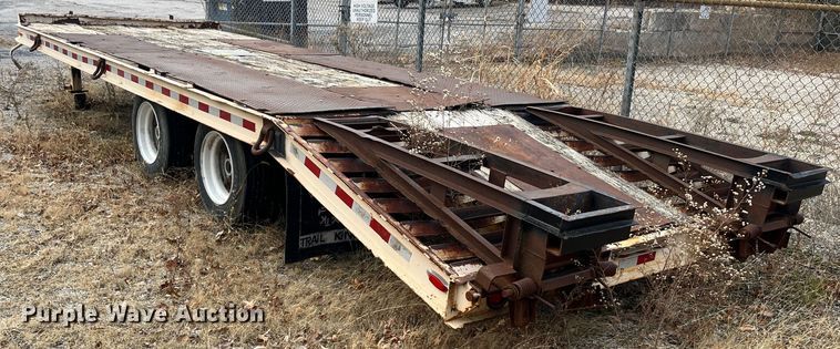 image for item MN9462 1980 Trail King  equipment trailer