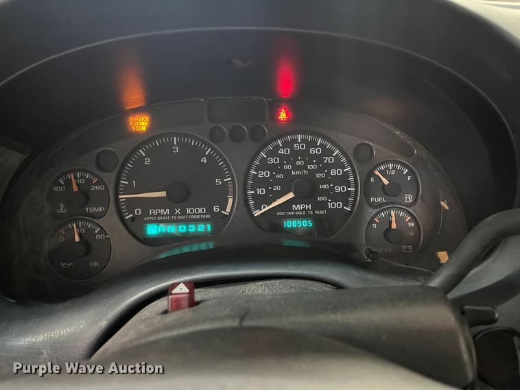 image for item MN9465 2001 Chevrolet S10  Ext. Cab pickup truck