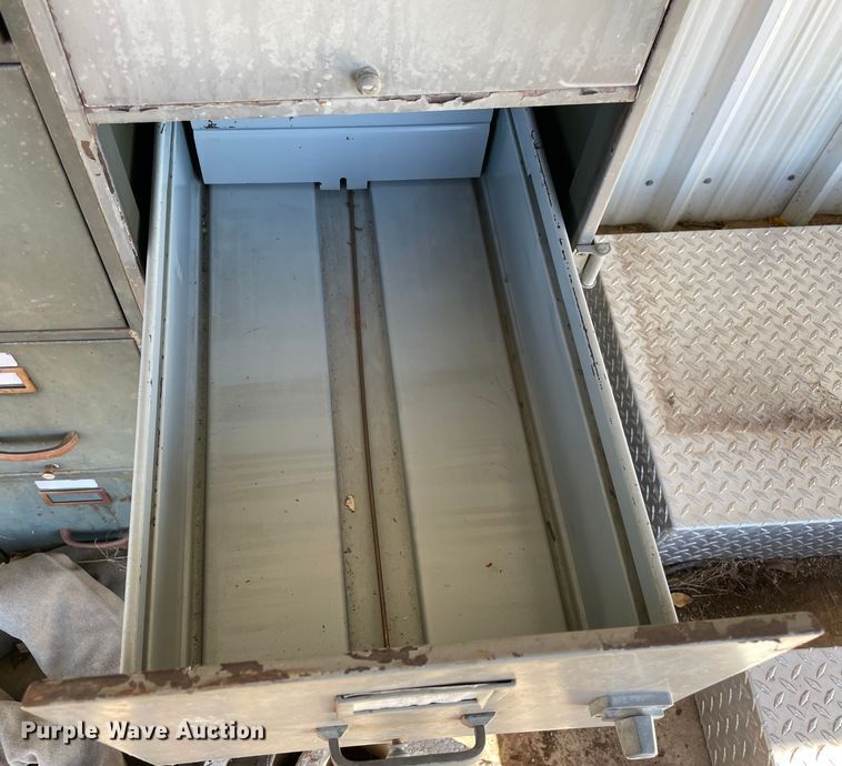 image for item MR9525 (2) four drawer filing cabinets