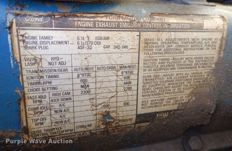 image for item MT9828 Ford  dump truck