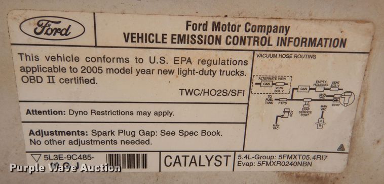 image for item MT9920 2005 Ford F150  SuperCab pickup truck