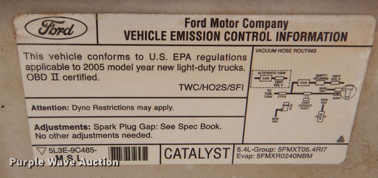 image for item MT9929 2005 Ford F150  SuperCab pickup truck