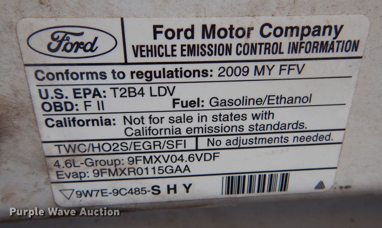 image for item MT9939 2009 Ford Crown Victoria Police Interceptor