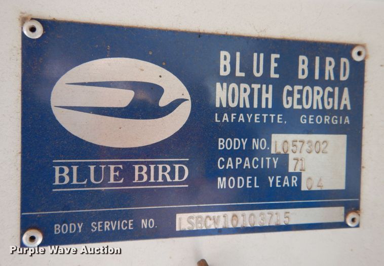 image for item MT9942 2003 International 3800  school bus