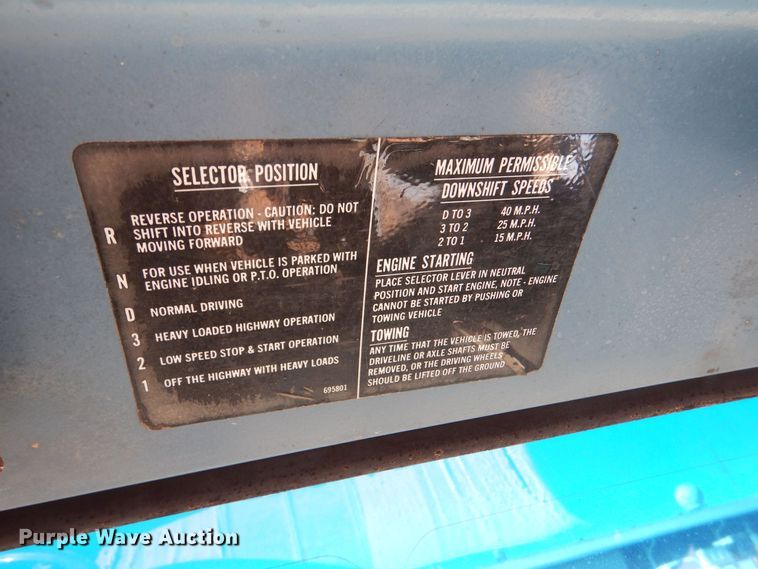 image for item MT9950 1981 Chevrolet C70  sewer jetter truck