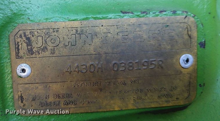 image for item DH1750 1975 John Deere 4430  tractor