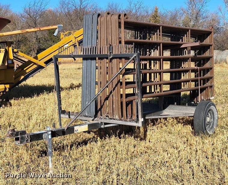 image for item DH1755 Winkel  livestock panel trailer