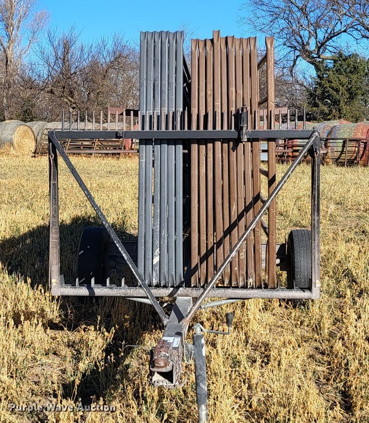 image for item DH1755 Winkel  livestock panel trailer