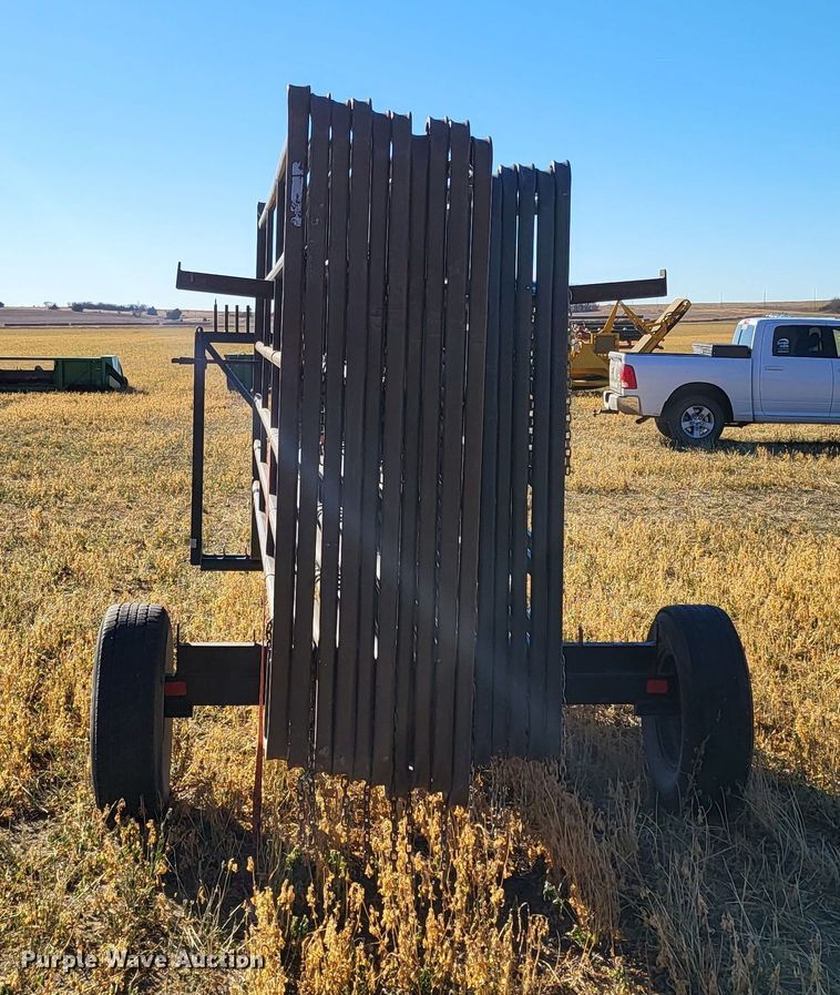 image for item DH1755 Winkel  livestock panel trailer