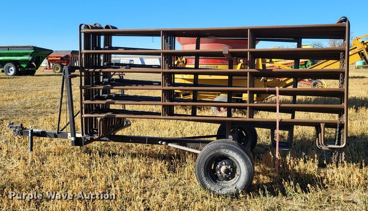 image for item DH1755 Winkel  livestock panel trailer
