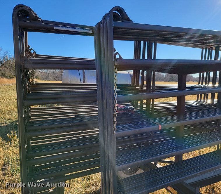 image for item DH1755 Winkel  livestock panel trailer