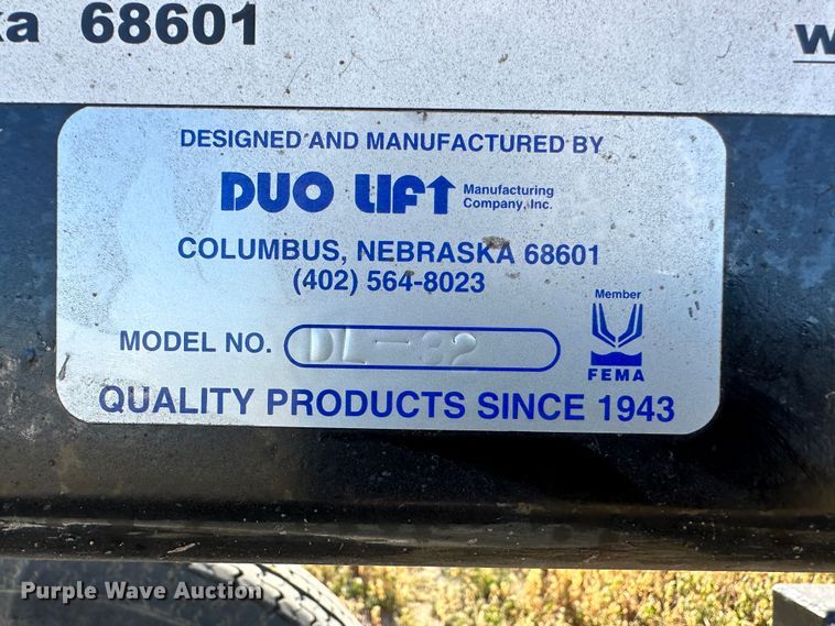 image for item DH1773 Duo Lift  header trailer