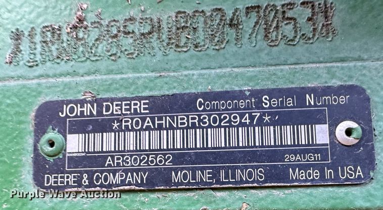 image for item DH1779 2011 John Deere 8285R  MFWD tractor