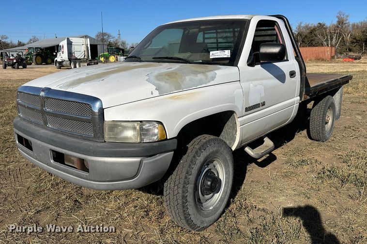1995 Dodge Ram 2500 flatbed pickup truck in Agra, KS | Item DH1792 sold ...
