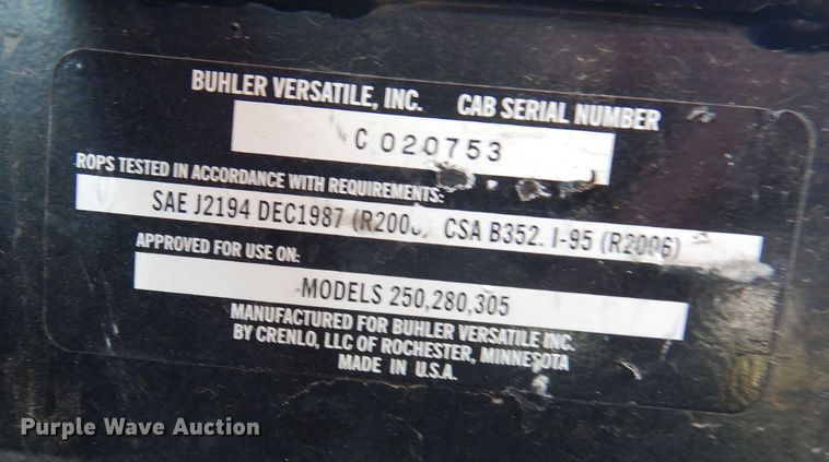 image for item DJ0817 2012 Versatile 305  MFWD tractor