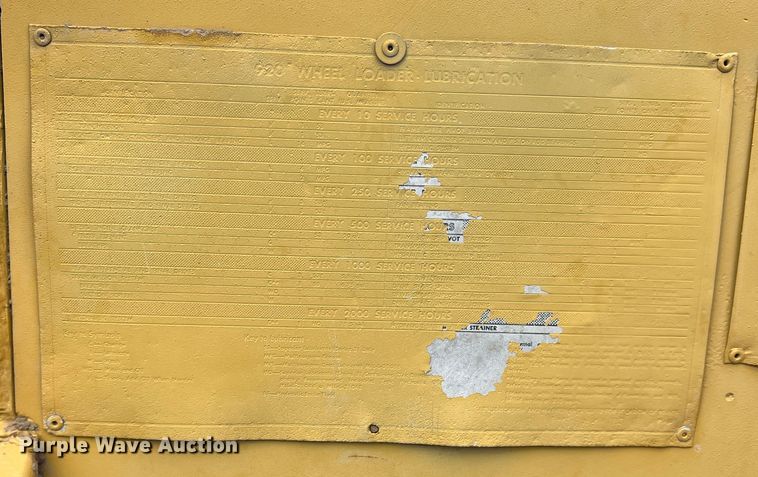 image for item DK7156 1970 Caterpillar 920  wheel loader