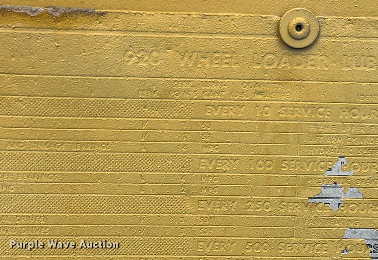 image for item DK7156 1970 Caterpillar 920  wheel loader