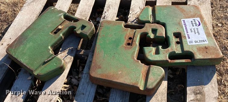 image for item DL2261 (3) John Deere suitcase weights