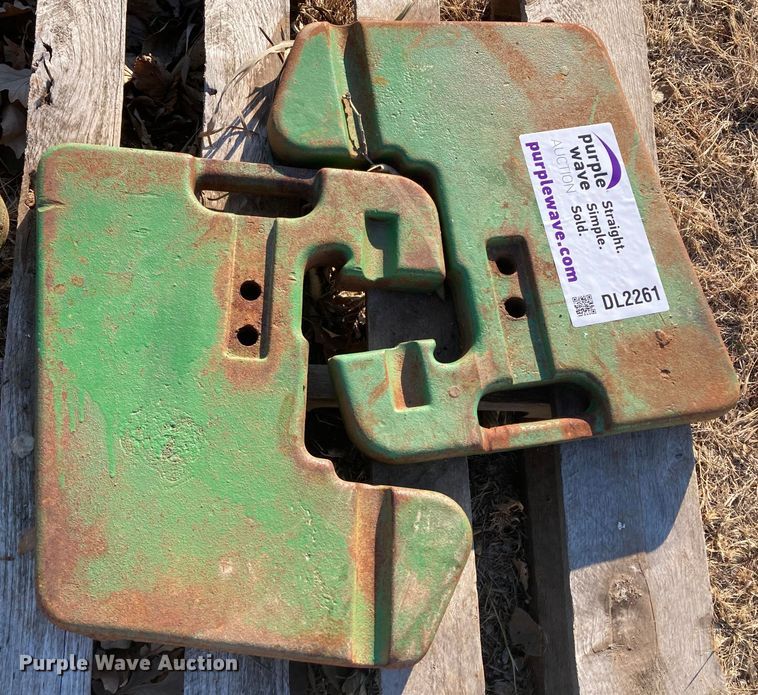 image for item DL2261 (3) John Deere suitcase weights