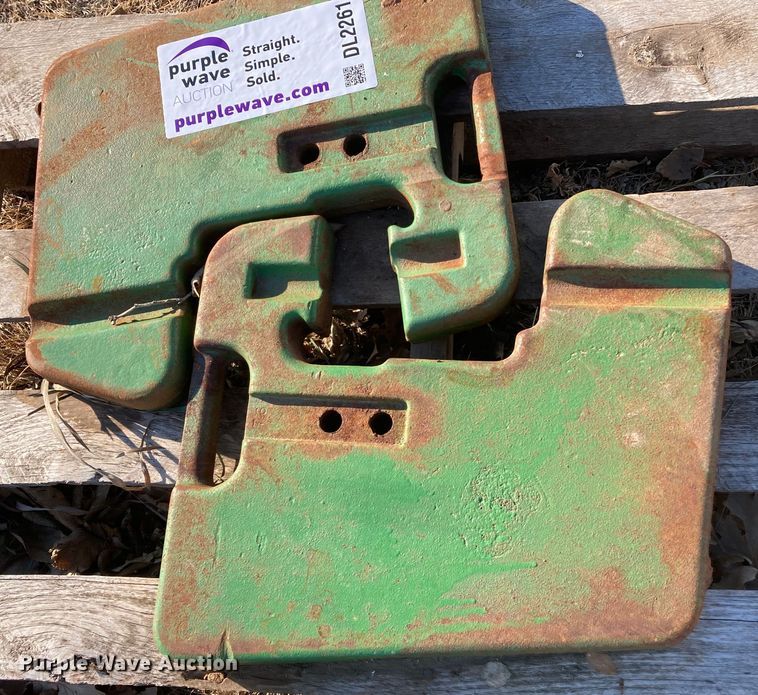 image for item DL2261 (3) John Deere suitcase weights