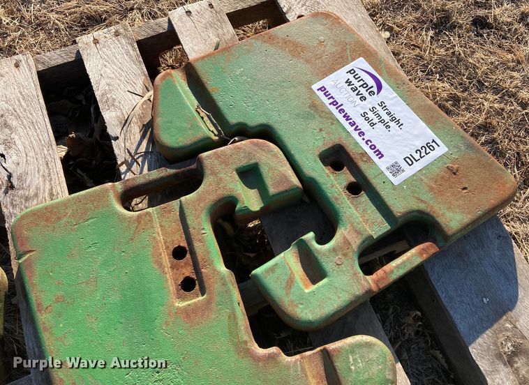image for item DL2261 (3) John Deere suitcase weights