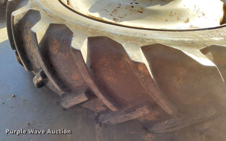 image for item DL2269 (2) Firestone Champion Ground Grip 14.9-38 tires and wheels