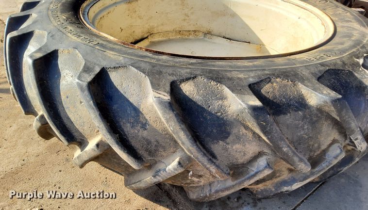 image for item DL2269 (2) Firestone Champion Ground Grip 14.9-38 tires and wheels