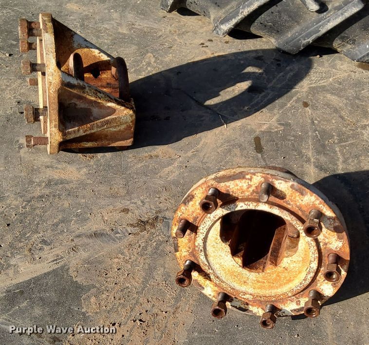 image for item DL2269 (2) Firestone Champion Ground Grip 14.9-38 tires and wheels