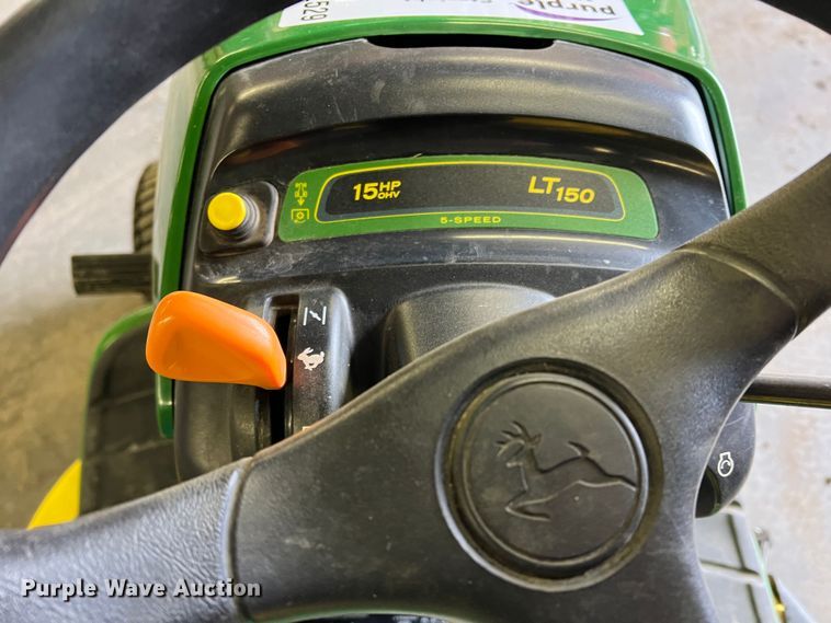 image for item DM2529 John Deere LT150  lawn mower