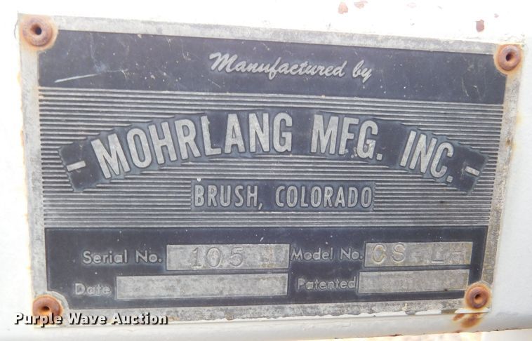 image for item DM2548 Mohrlang CS LH  bunk sweeper