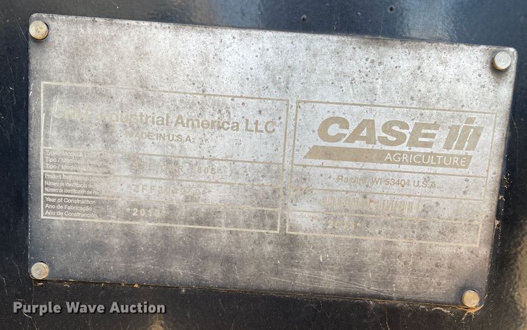 image for item DN4501 2015 Case IH Steiger 580 HD  4WD tractor