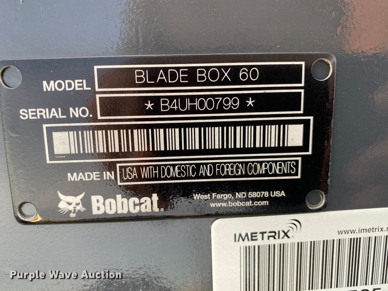 image for item DN8095 Bobcat 60  box blade