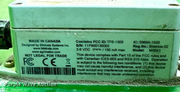 image for item DO3675 2017 Demco 1102  grain cart