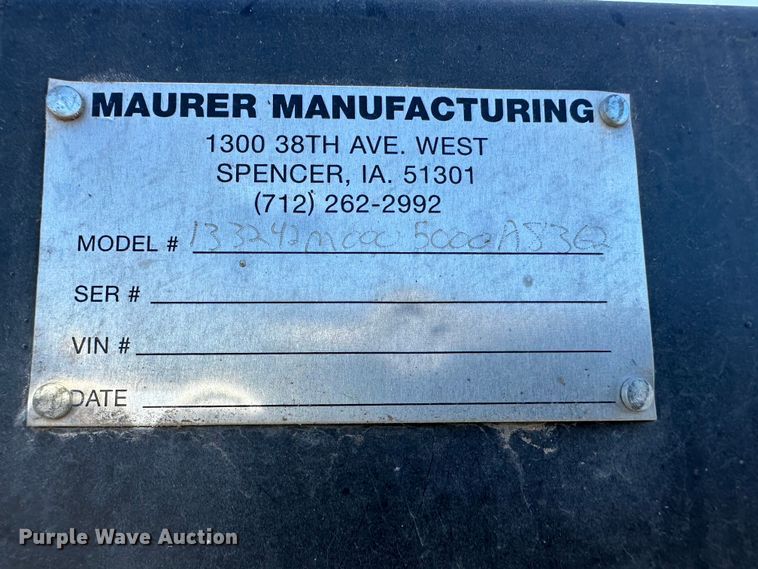 image for item DO3682 Maurer  header trailer