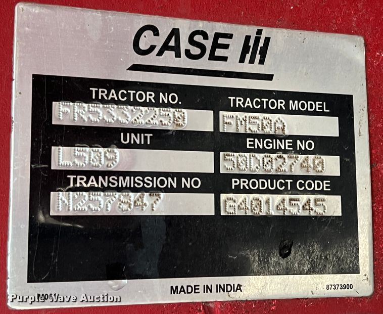 image for item DO8956 2015 Case IH Farmall 50A  MFWD tractor