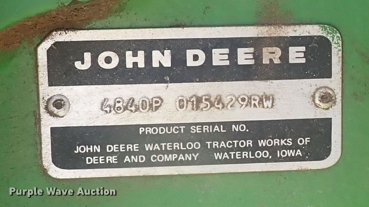 image for item DQ4963 1982 John Deere 4840  tractor