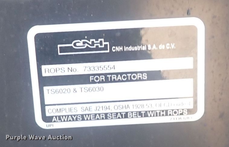 image for item DQ4966 2012 New Holland TS6030  MFWD tractor