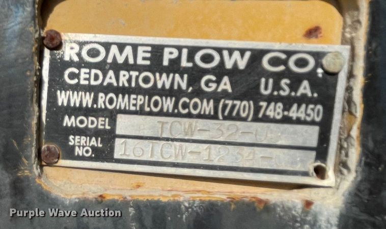 image for item DR2092 Rome TCW-32-OB  disk