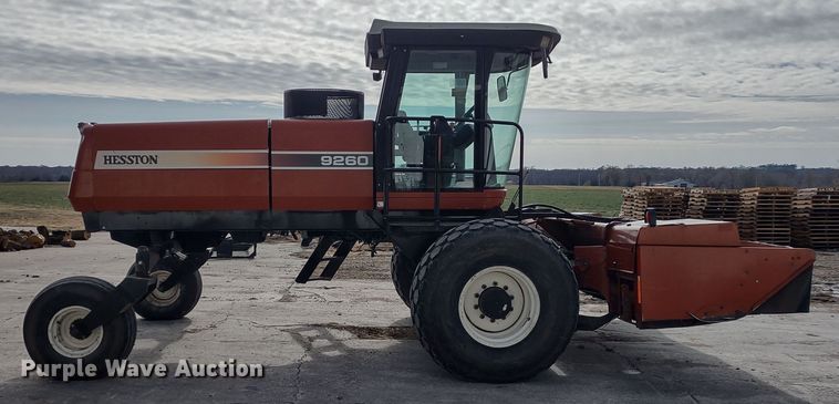 image for item DR8037 2005 Hesston 9260  windrower