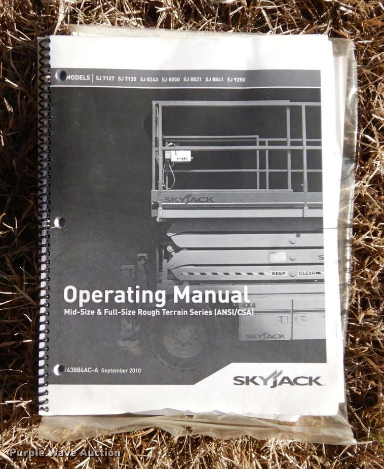image for item DR8042 Skyjack SJ7135  scissor lift