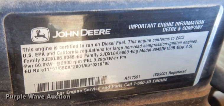 image for item DR8045 2003 Atlas Copco XAS96  air compressor