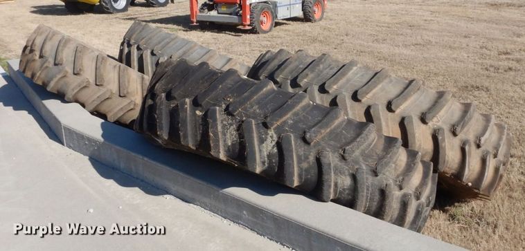 image for item DR8046 (4) Firestone 480/80R50 tires and wheels