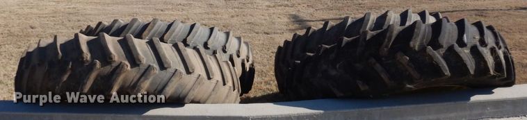 image for item DR8046 (4) Firestone 480/80R50 tires and wheels